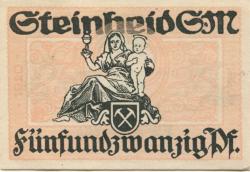 Steinheid (heute: Neuhaus) - Gemeinde - 1920 - 25 Pfennig