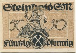 Steinheid (heute: Neuhaus) - Gemeinde - 1920 - 50 Pfennig
