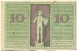 Stendal - Stadt - 30.11.1920 - 31.12.1921 - 10 Pfennig