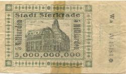 Sterkrade (heute: Oberhausen) - Stadt - 15.9.1923 - 5 Milliarden Mark
