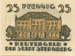 Sternberg - Stadt - - 31.5.1922 - 25 Pfennig