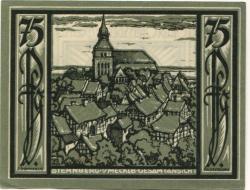 Sternberg - Stadt - 23.1.1922 - 75 Pfennig