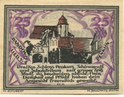Stettin (heute: PL-Szczecin) - Kreis Randow - 1.9.1921 - 30.6.1922 - 25 Pfennig