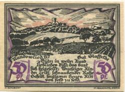 Stettin (heute: PL-Szczecin) - Kreis Randow - 1.9.1921 - 30.6.1922 - 50 Pfennig