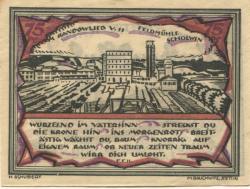 Stettin (heute: PL-Szczecin) - Kreis Randow - 1.9.1921 - 30.6.1922 - 75 Pfennig
