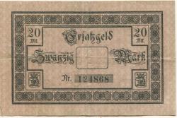Stettin (heute: PL-Szczecin) - Stadt - 30.10.1918 - 31.1.1919 - 20 Mark