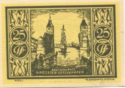 Stettin (heute: PL-Szczecin) - Stadt - 1.5.1921 - 31.3.1922 - 25 Pfennig