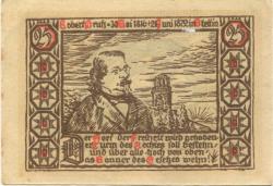 Stettin (heute: PL-Szczecin) - Stadt - 1.1.1922 - 31.7.1922 - 25 Pfennig