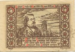 Stettin (heute: PL-Szczecin) - Stadt - 1.1.1922 - 31.7.1922 - 25 Pfennig