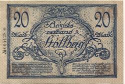 Stollberg - Amtshauptmannschaft - 15.11.1918 - 20 Mark