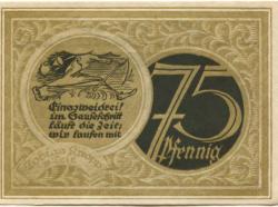 Stolzenau - Kreis - 30.4.1921 - 75 Pfennig
