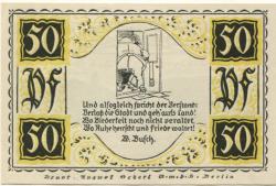 Stolzenau - Kreis - 1.5.1921 - 30.11.1921 - 50 Pfennig