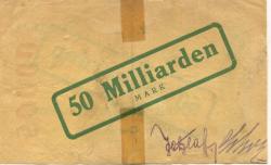 Strausberg - Gewerbebank - -- - 50 Milliarden Mark