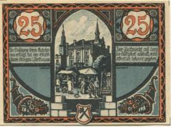 Striegau (heute: PL-Strzegom) - Stadtbank - 1.10.1920 - 25 Pfennig 