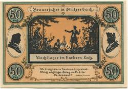 Stützerbach (heute: Ilmenau) - Gemeinde (Weimarer Anteil) - 1921 - 50 Pfennig
