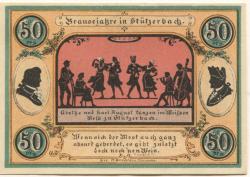Stützerbach (heute: Ilmenau) - Gemeinde (Weimarer Anteil) - 1921 - 50 Pfennig