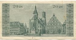 Stuttgart - Stadt - 1.5.1945 - 20 Mark
