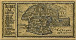 Stuttgart - Stadt - 21.3.1922 - 31.3.1924 - 50 Pfennig