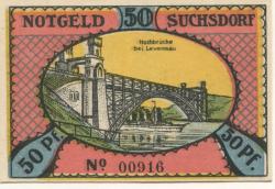 Suchsdorf (heute: Kiel) - Gemeinde - - 31.8.1921 - 50 Pfennig 