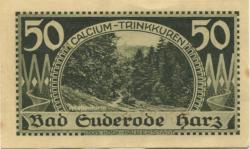 Suderode (Bad) (heute: Quedlinburg) - Gemeinde - 13.5.1921 - 50 Pfennig
