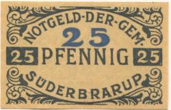 Süderbrarup - Gemeinde - 1920 - 25 Pfennig