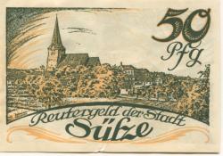 Sülze (Bad) - Stadt - - 31.5.1922 - 50 Pfennig