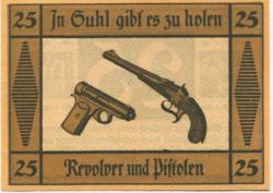 Suhl - Stadt - -- - 25 Pfennig