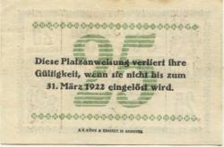 Swinemünde (heute: PL-Swinoujscie) - Stadt - 1.6.1920 - 31.3.1922 - 25 Pfennig 