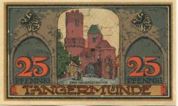 Tangermünde - Stadt - 1.4.1921 - 25 Pfennig 