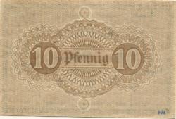 Tanna - Stadt - 12.1.1917 - 10 Pfennig 