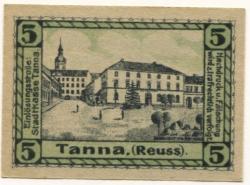 Tanna - Stadt - 1.1.1920 - 5 Pfennig 