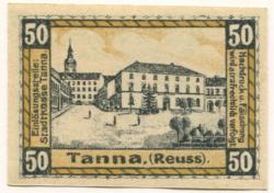 Tanna - Stadt - 1.1.1920 - 50 Pfennig 