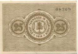 Tannroda - Stadt - 15.7.1921 - 25 Pfennig 