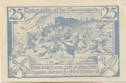 Thale - Stadt - 31.12.1921 - 31.12.1922 - 25 Pfennig
