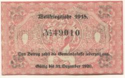 Thale - Stadt - 1918 - 31.12.1920 - 25 Pfennig