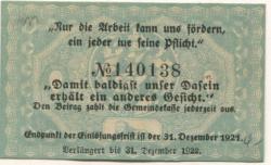 Thale - Stadt - 1918 - 31.12.1922 - 50 Pfennig