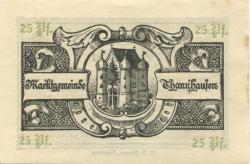 Thannhausen - Marktgemeinde - -- - 25 Pfennig