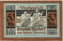 Thesdorf (heute: Pinneberg) - Gemeinde - -- - 50 Pfennig