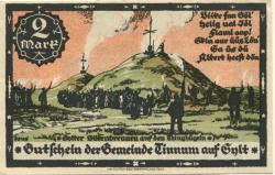 Tinnum (heute: Gemeinde Sylt) - Gemeinde - 1.4.1921 - 2 Mark