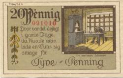 Tondern (heute: DK-Tønder) -Stadt - 10.2.1920 - 25 Pfennig