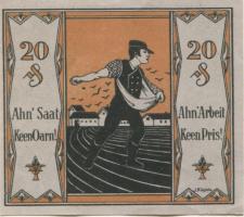 Tonndorf-Lohe (heute: Hamburg) - Gemeinde - 10.3.1921 - 20 Pfennig