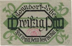 Tonndorf-Lohe (heute: Hamburg) - Gemeinde - 10.3.1921 - 30 Pfennig