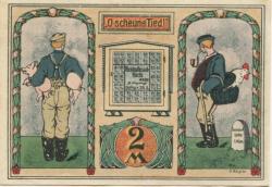 Tonndorf-Lohe (heute: Hamburg) - Gemeinde - 10.3.1921 - 2 Mark