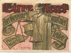 Tonndorf-Lohe (heute: Hamburg) - Gemeinde - 1.7.1921 - 1 Mark