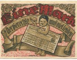 Tonndorf-Lohe (heute: Hamburg) - Gemeinde - 1.7.1921 - 1 Mark