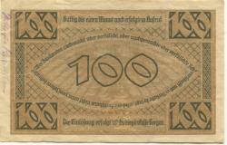 Torgau - Kreis - 10.10.1923 - 100 Millionen Mark