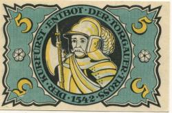 Torgau - Stadt - 10.2.1921 - 5 Pfennig