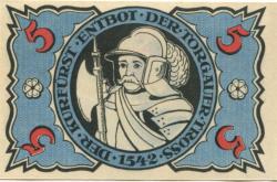 Torgau - Stadt - 10.2.1921 - 5 Pfennig 