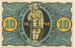 Torgau - Stadt - 10.2.1921 - 10 Pfennig