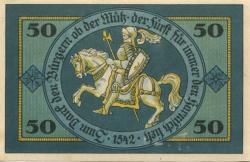 Torgau - Stadt - 10.2.1921 - 50 Pfennig 